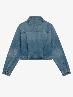 Shop Zadig & Voltaire Aretha Cropped JacketNEW Mediumwash